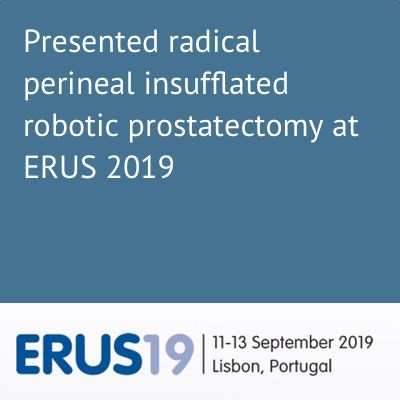Presented Radical Perineal insufflated robotic prostatectomy
